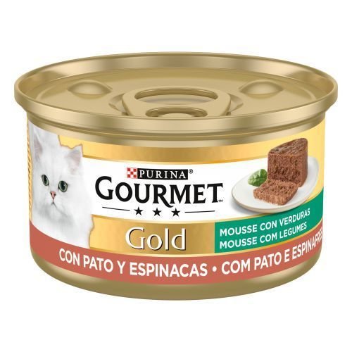 Gourmet Gold Mousse Pato y Espinacas 85 g