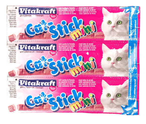 VITAKRAFT CAT STICK MINI SALMON Y ATUN 3 UD.