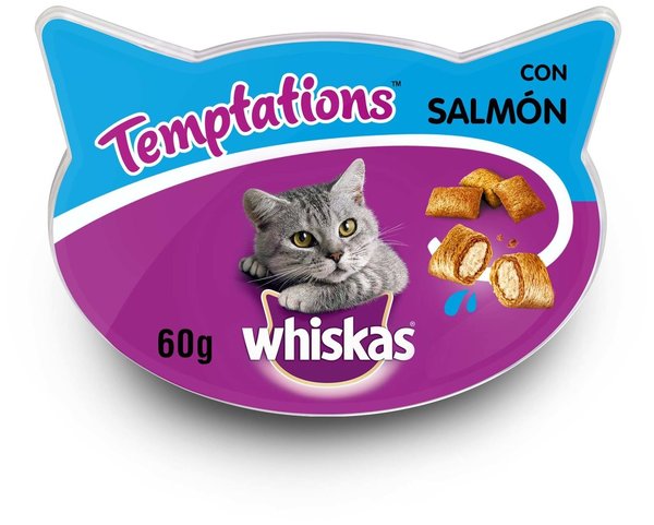 Whiskas Temptations con Salmón