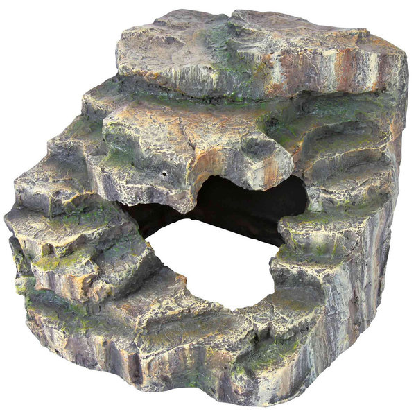 Trixie Roca Esquina con Cueva y Plataforma 16×12×15 cm