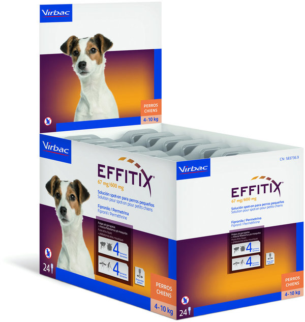 Virbac Effitix Spot-on para Perros de 4 a 10 kg