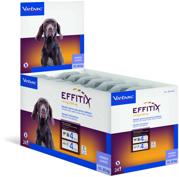 Virbac Effitix Spot-on para Perros de 10 a 20 kg