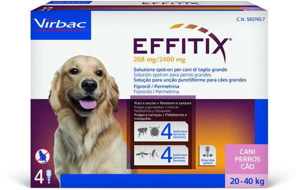 Virbac Effitix Spot-on para Perros de 20 a 40 kg