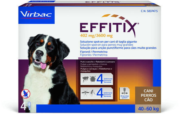 Virbac Effitix Spot-on para Perros de 40 a 60 kg