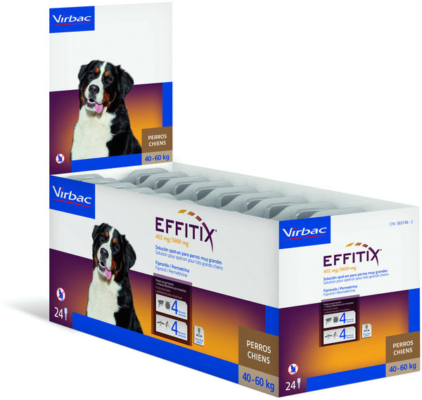 Virbac Effitix Spot-on para Perros de 40 a 60 kg