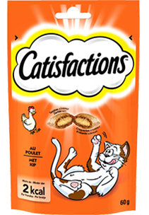 Catisfactions Snacks Para Gatos Con Pollo 60 gr