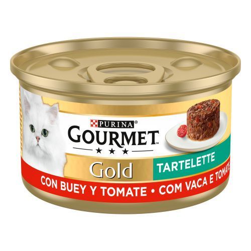 Gourmet Gold Tartelette con Buey y Tomate 85 gr.