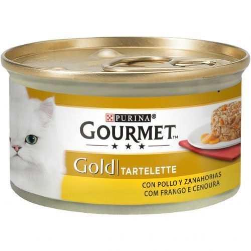 Gourmet Gold Tartelette con Pollo y Zanahoria 85 gr.