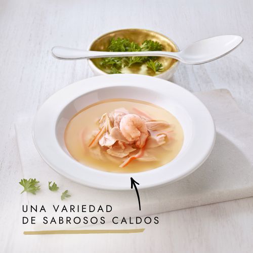 Gourmet Nature's Creations Soup con Salmón, Verduras, Atún y Gambas 4x40 gr.