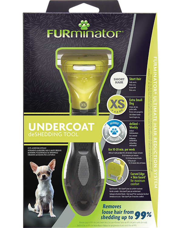 FURminator Undercoat deShedding para Perros Raza Mini de Pelo Corto