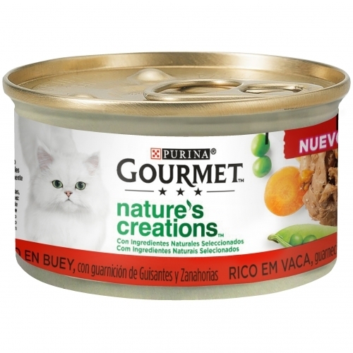 Gourmet Nature's Creations Mini Filetes Rico en Buey 85 gr.