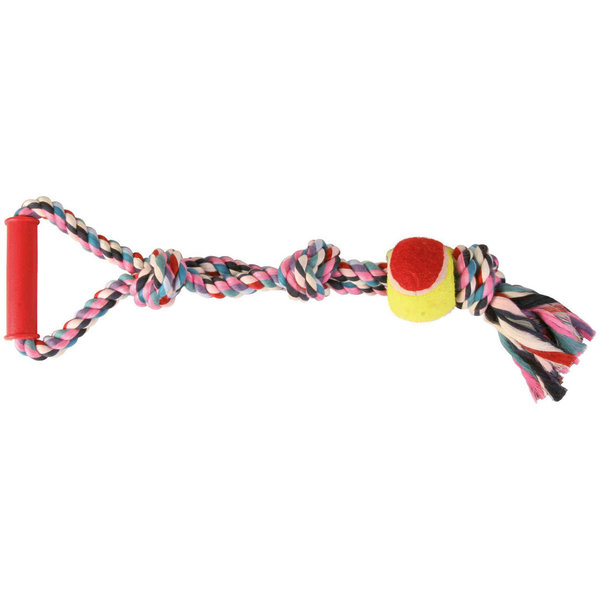 Trixie Cuerda de Juego con Pelota Tenis ø 6 × 50 cm
