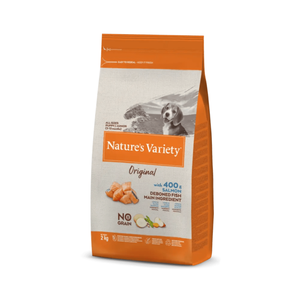 Natures Variety Dog Original No Grain Junior Salmon