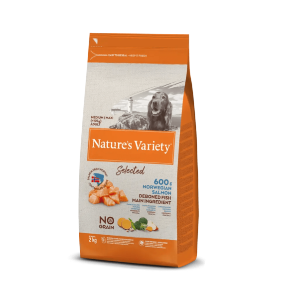 Natures Variety Dog Selected Medium/Maxi Adult No Grain Salmon