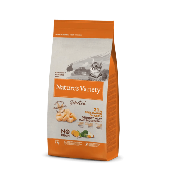 Natures Variety Cat Selected Sterilized Free Range Chicken 7 kg