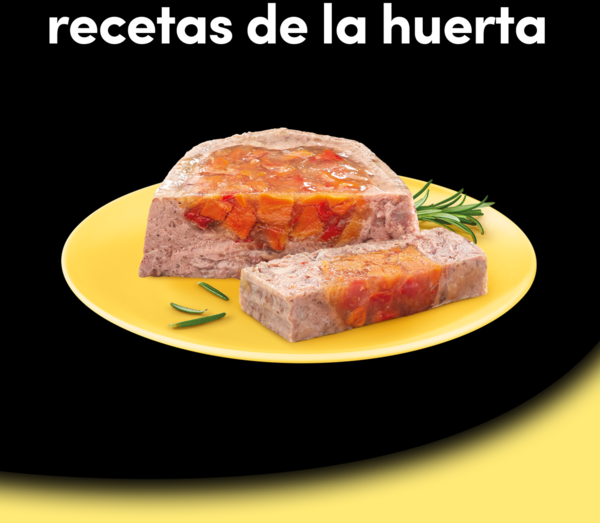 Cesar Recetas de la Huerta Pollo en Paté y Verduritas en Gelatina