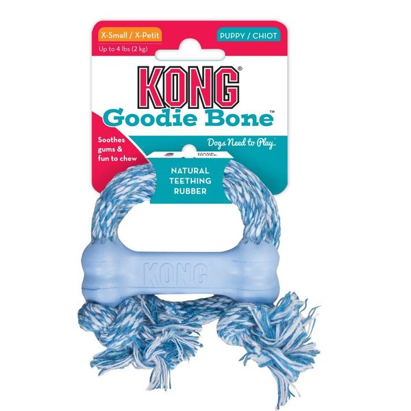 Kong Puppy Goodie Bone with Rope