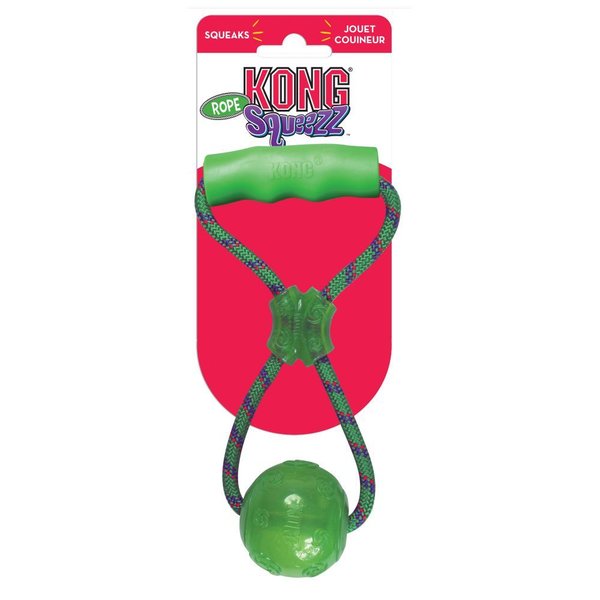Kong Squeezz Ball With Rope