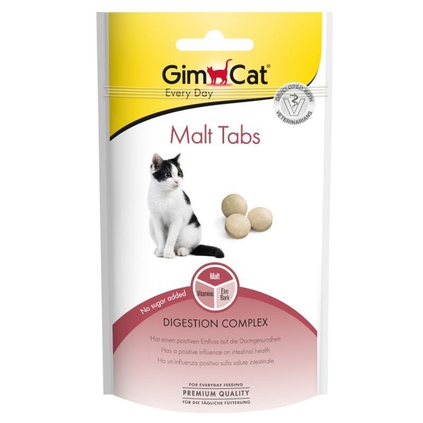 GimCat Antihairball Tabs Malta para Gatos 40 gr