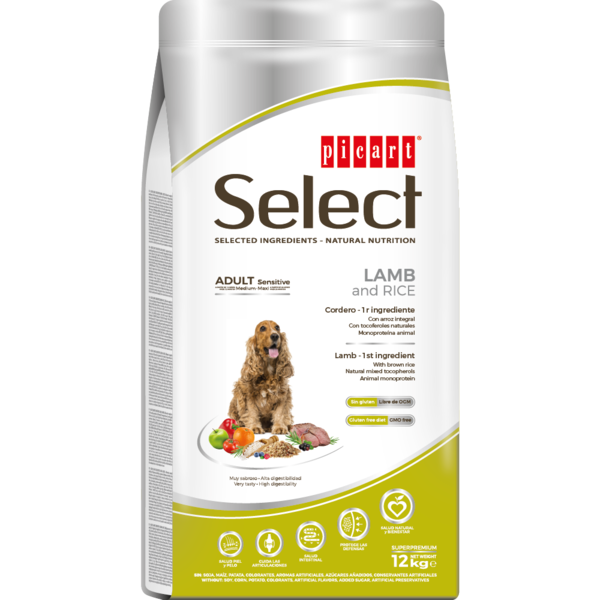 Picart Select Dog Adult Sensitive Lamb and Rice