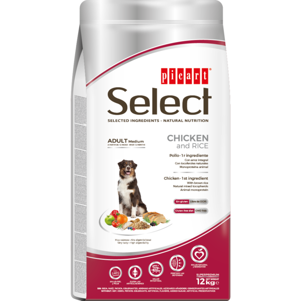 Picart Select Dog Adult Medium Chicken and Rice