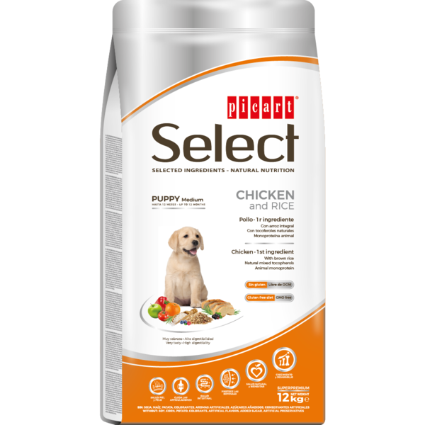 Picart Select Dog Puppy Medium Chicken and Rice 500 gr