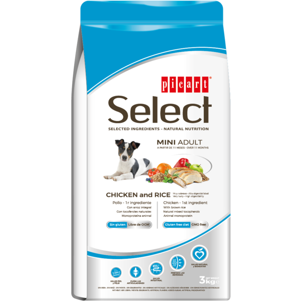 Picart Select Dog Mini Adult Chicken and Rice