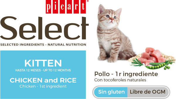 Picart Select Cat Kitten Chicken and Rice