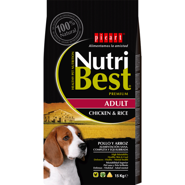 NutriBest Dog Adult Chicken & Rice 3 kg