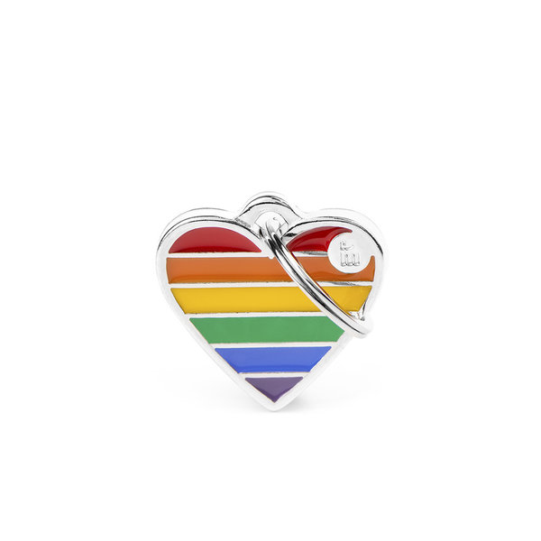 MyFamily Placa Rainbow Corazon