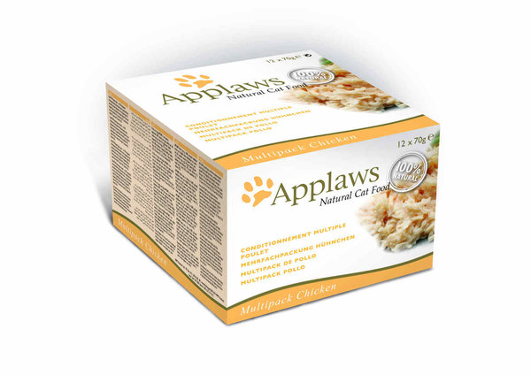 Applaws Cat Lata 70g Pollo Multipack 12x70 (4uds)